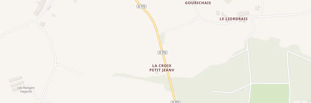 Plan du 5496 Le Liordais à Concoret