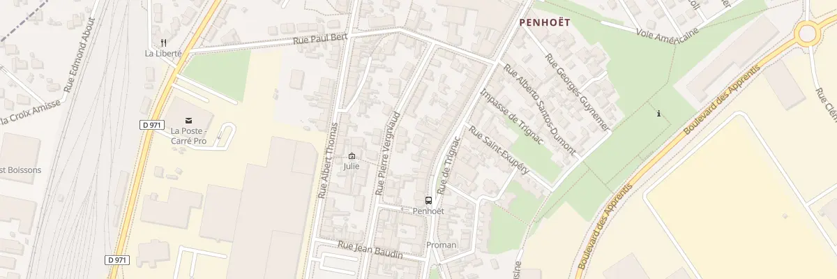Plan du 50 Rue Pierre Vergniaud à Saint-Nazaire