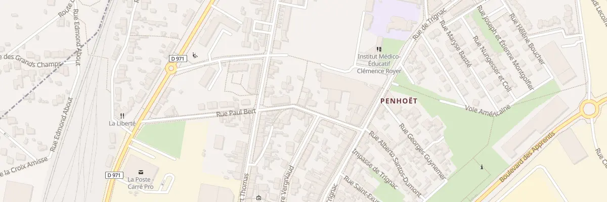 Plan du 16 Rue Paul Bert à Saint-Nazaire