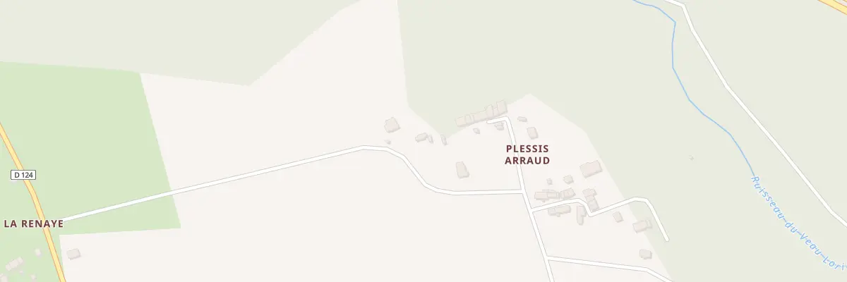 Plan du 23 Plessis Arraud à Porcaro