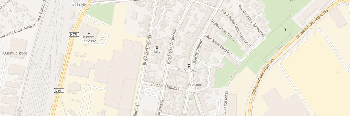 Plan du 36 Rue Pierre Vergniaud à Saint-Nazaire