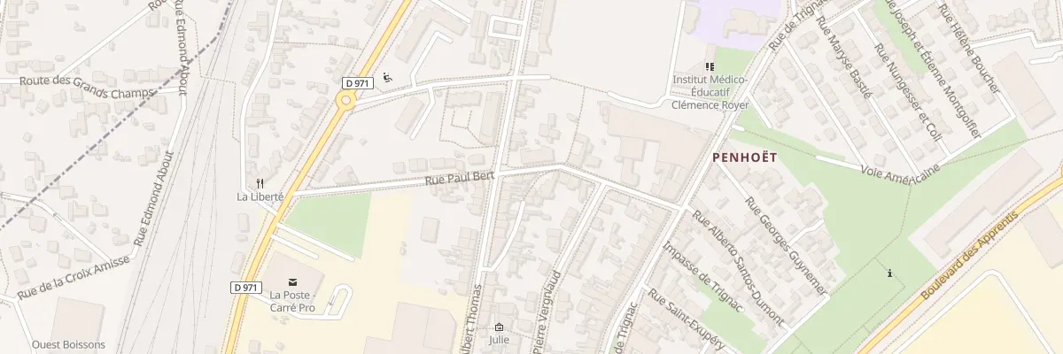 Plan du 19 Rue Paul Bert à Saint-Nazaire