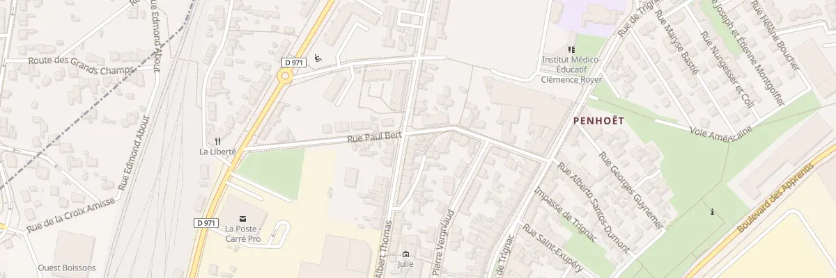Plan du 21 Rue Paul Bert à Saint-Nazaire