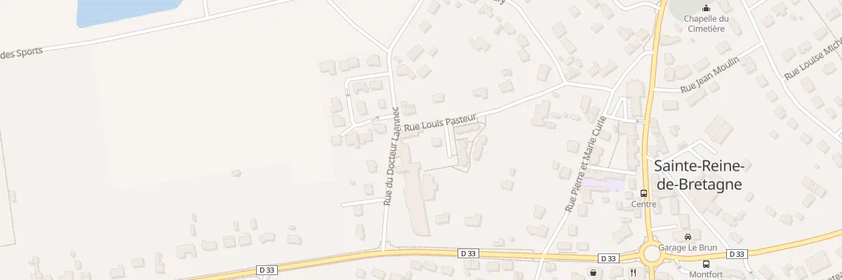 Plan du 3 Rue Louis Pasteur à Sainte-Reine-de-Bretagne