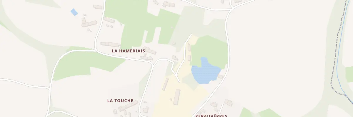 Plan du 11 La Hameriais à Languédias