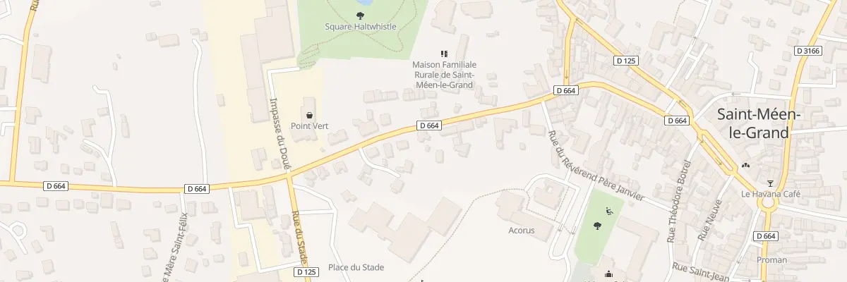Plan du 35 Rue de Merdrignac à Saint-Méen-le-Grand