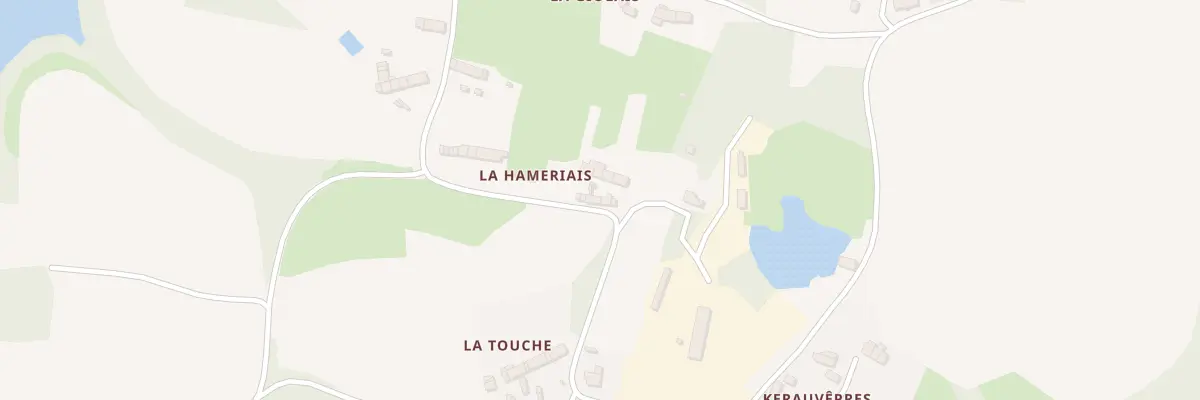 Plan du 5124 La Hameriais à Languédias