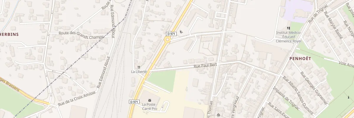 Plan du 40 Rue Paul Bert à Saint-Nazaire