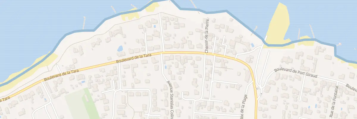 Plan du 23 Bd de la Tara à La Plaine-sur-Mer
