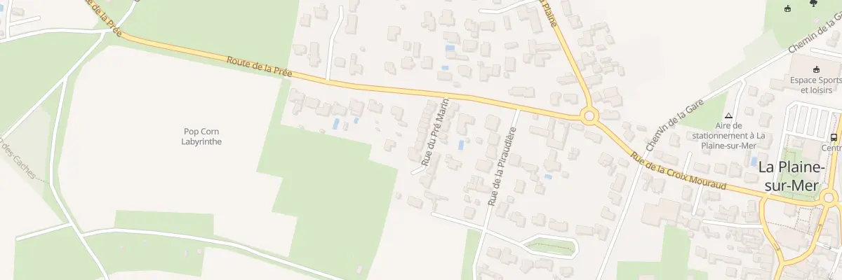 Plan du 12 Rue du Pre Marin à La Plaine-sur-Mer