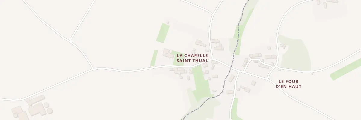 Plan du 3 La Chapelle Saint Tual à Plélan-le-Petit