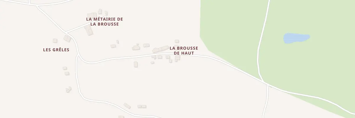 Plan du 16 La Brousse aux Fougerêts