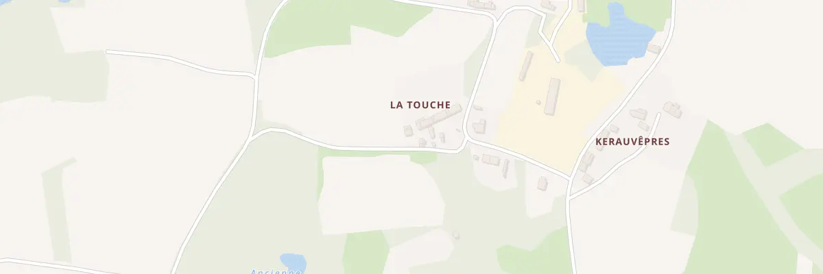 Plan du 21 La Touche à Languédias
