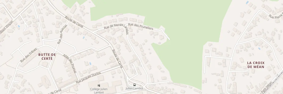 Plan du 23 Rue de la Menée Landais à Trignac