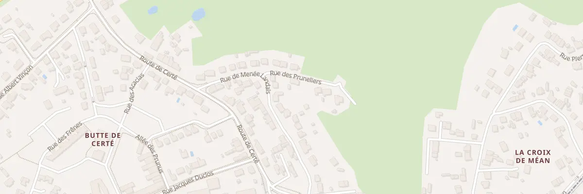 Plan du 17 Rue de la Menée Landais à Trignac