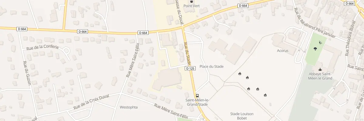 Plan du 41 Rue du Stade à Saint-Méen-le-Grand