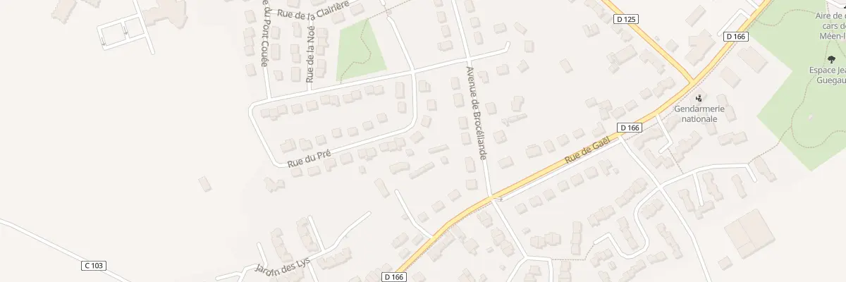 Plan du 7 Rue du Pré à Saint-Méen-le-Grand