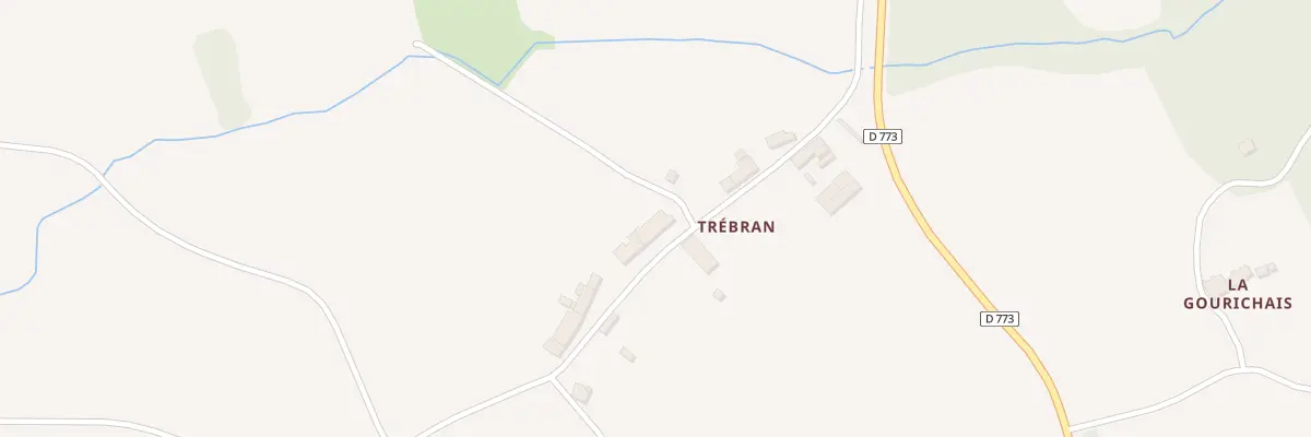 Plan du 9 Trebran à Concoret