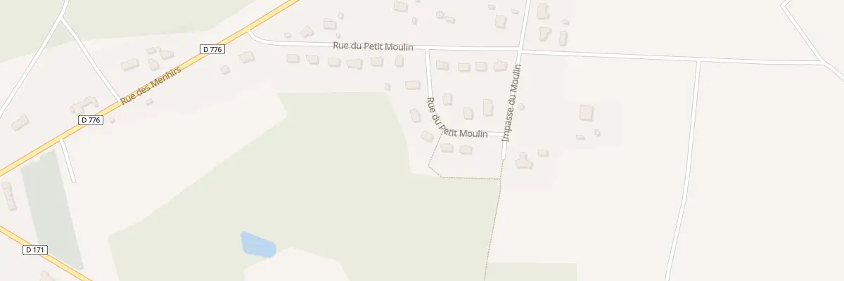 Plan du 6 Rue du Meunier à Monteneuf