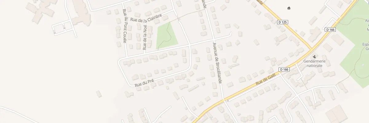 Plan du 4 Rue du Pré à Saint-Méen-le-Grand