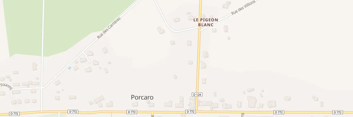 Plan du 5360 Le Pigeon Blanc à Porcaro