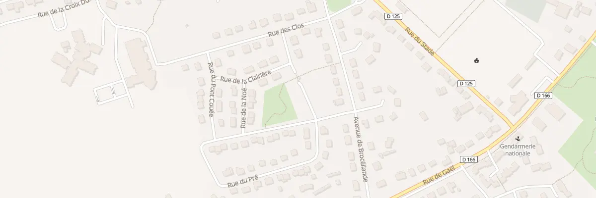 Plan du 3 Rue des Aulnes à Saint-Méen-le-Grand