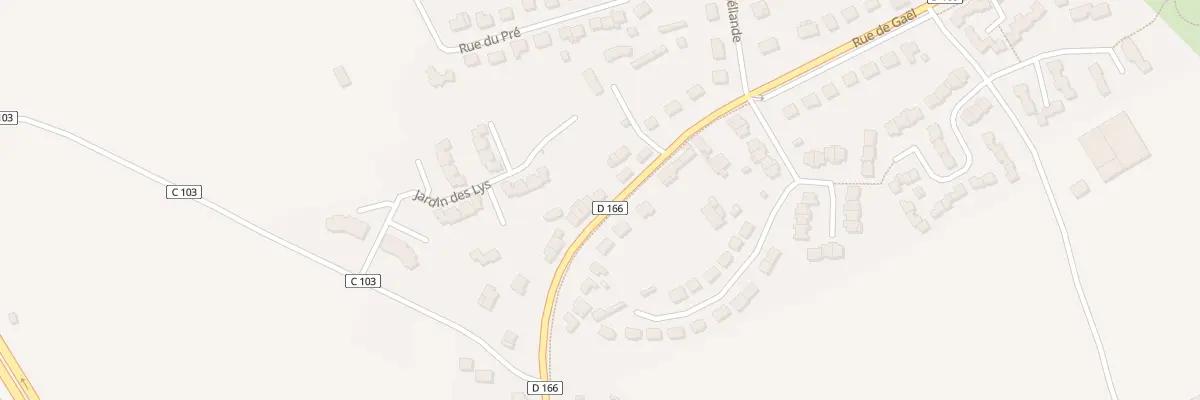 Plan du 60 Rue de Gaël à Saint-Méen-le-Grand