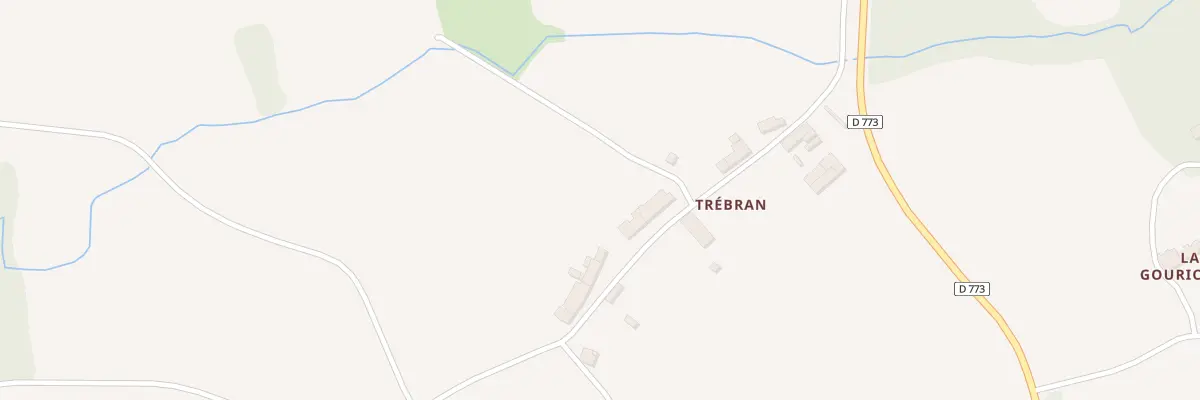 Plan du 7 Trebran à Concoret