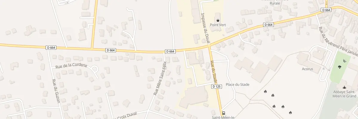 Plan du 57 Rue de Merdrignac à Saint-Méen-le-Grand