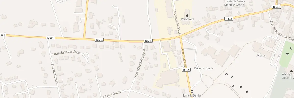 Plan du 61 Rue de Merdrignac à Saint-Méen-le-Grand