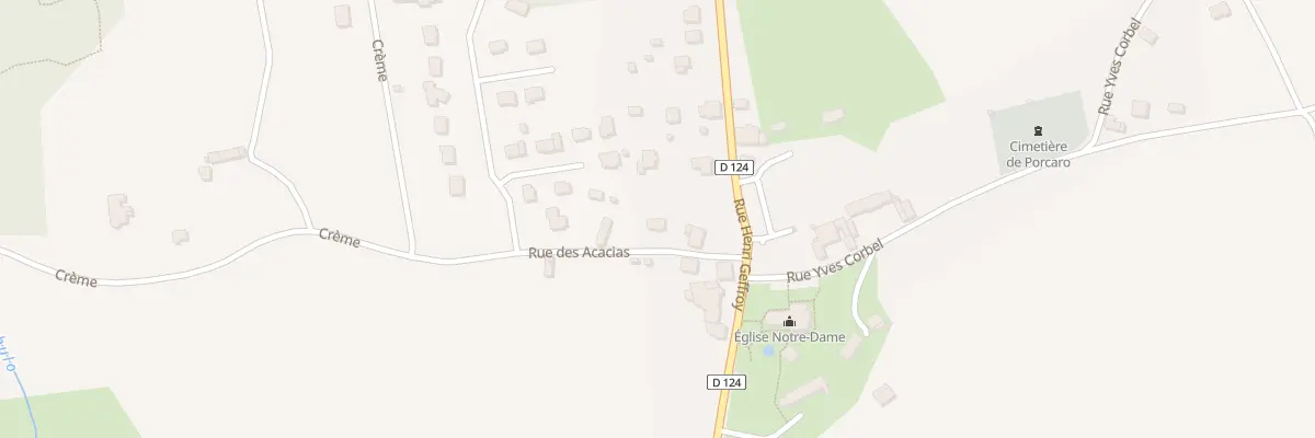 Plan du 5367 Rue des Acacias à Porcaro