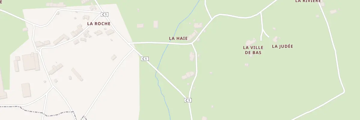 Plan du 5123 La Haie à Concoret