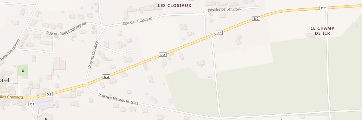 Plan du 16 Rue de Paimpont à Concoret