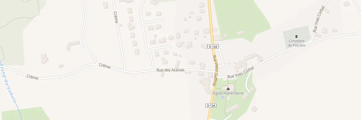 Plan du 5 Rue des Acacias à Porcaro