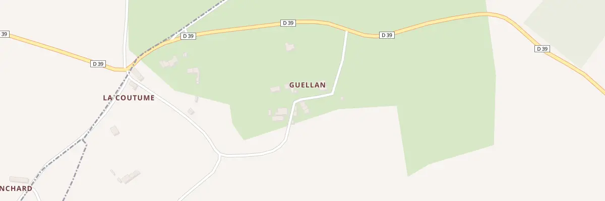 Plan du 1 Guellan à Yvignac-la-Tour