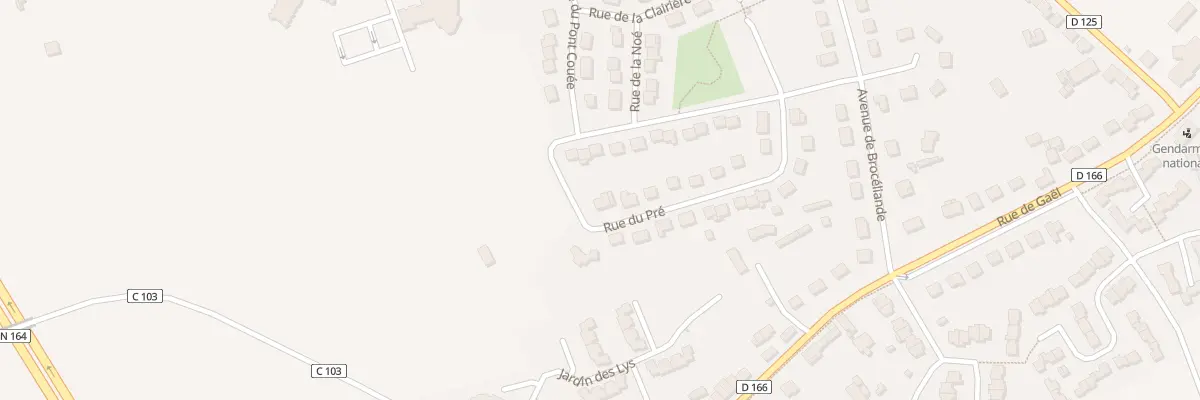 Plan du 18 Rue du Pré à Saint-Méen-le-Grand