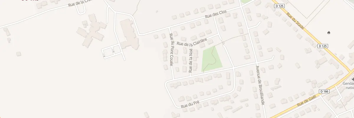 Plan du 5 Rue du Pont Couée à Saint-Méen-le-Grand