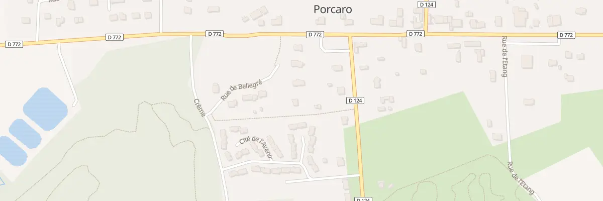 Plan du 5 Lot de Bellegré à Porcaro