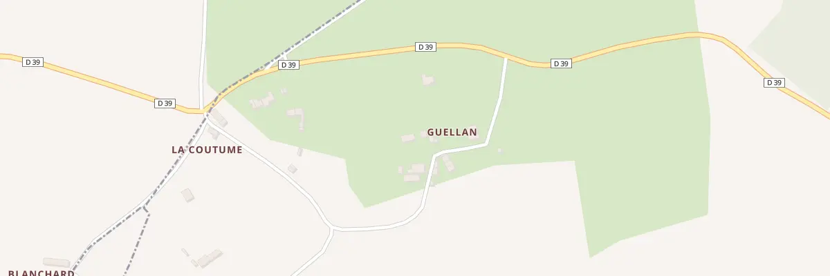 Plan du 6 Guellan à Yvignac-la-Tour