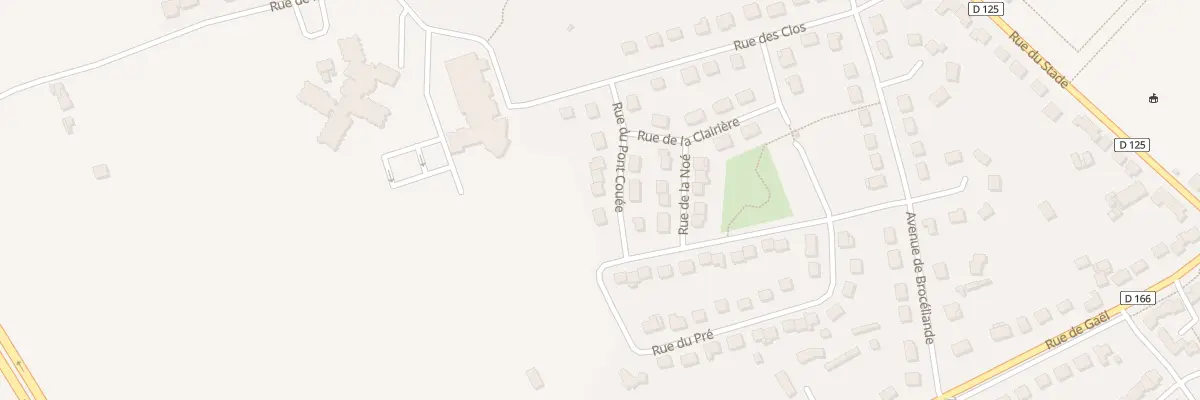 Plan du 10 Rue du Pont Couée à Saint-Méen-le-Grand
