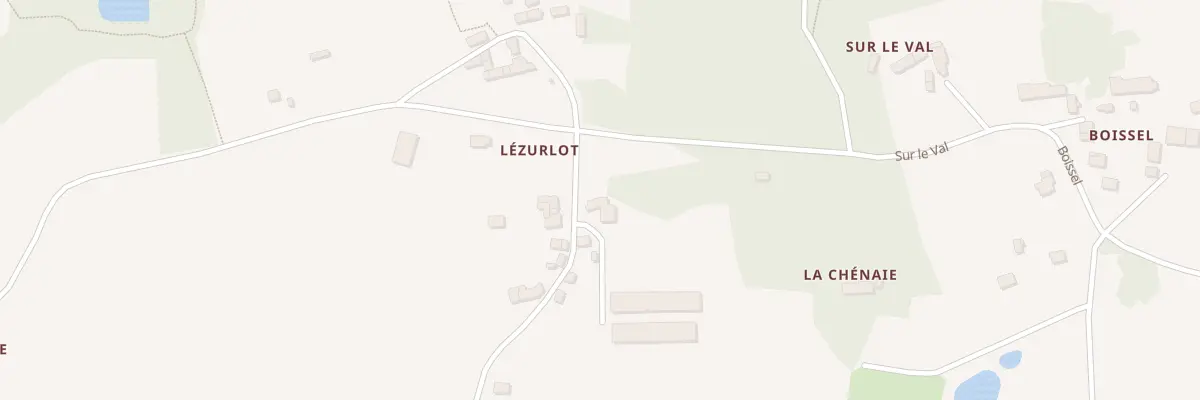 Plan du 14 Lezurlot à Peillac