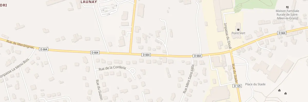 Plan du 86 Rue de Merdrignac à Saint-Méen-le-Grand