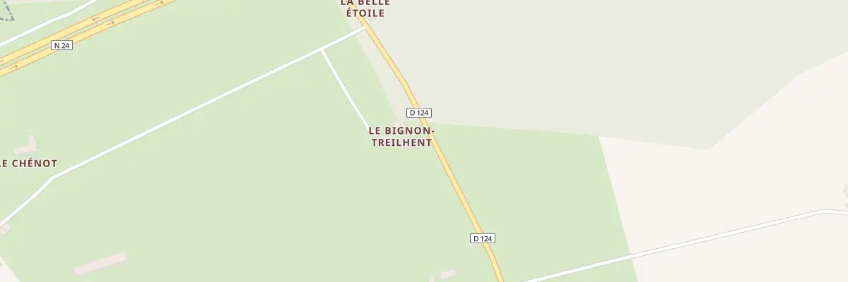 Plan du 5116 Le Bignon Treilhent à Porcaro