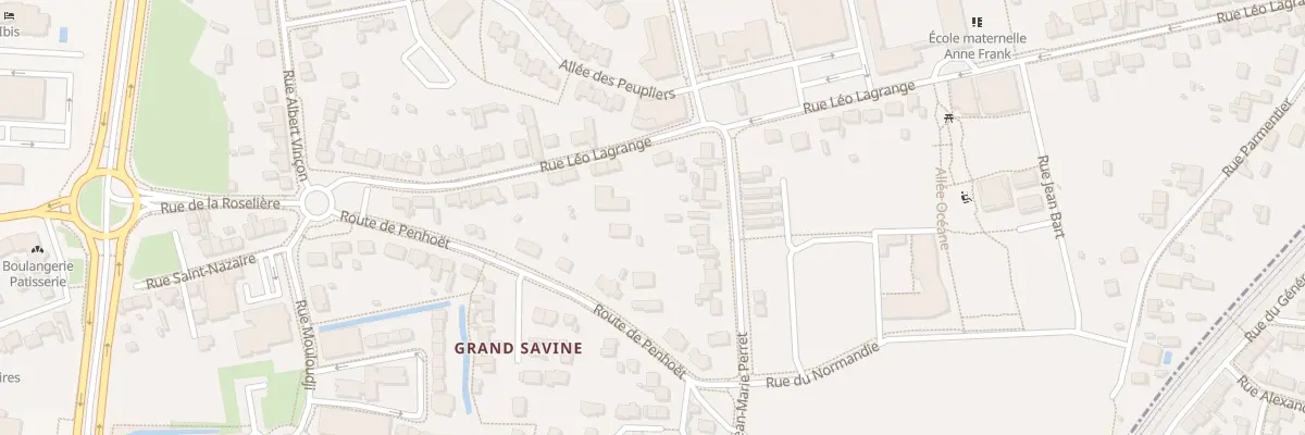 Plan du 14 Rue Jean-Marie Perret à Trignac