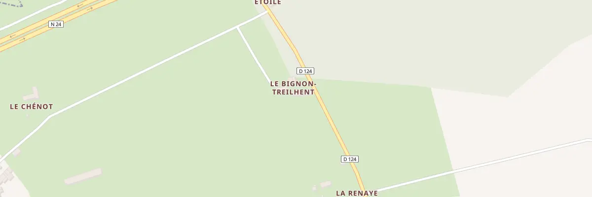 Plan du 5341 Le Bignon Treilhent à Porcaro