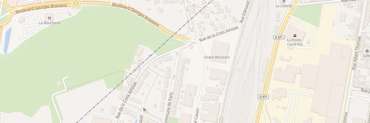Plan du 54 Rue de la Commune de Paris à Saint-Nazaire