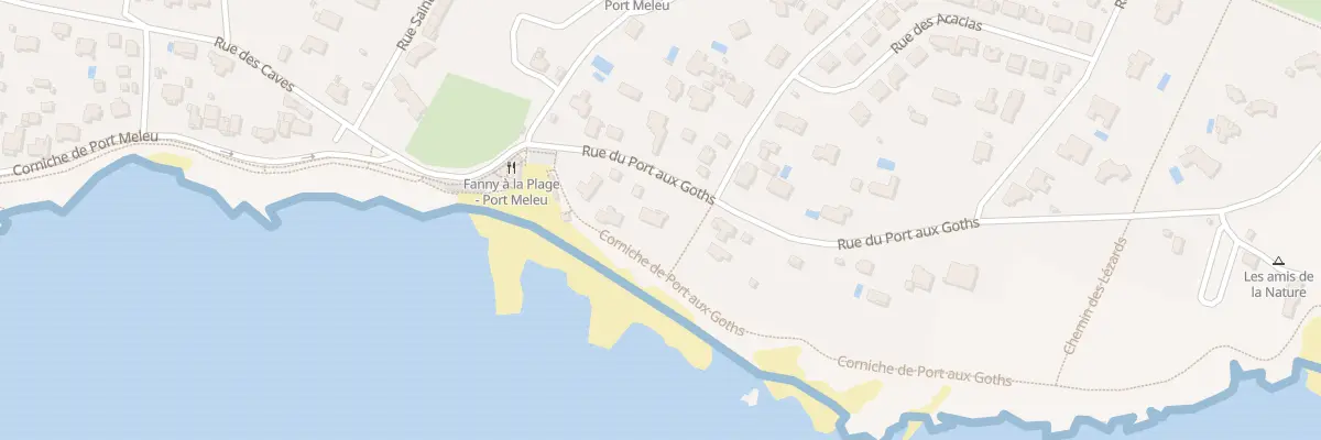 Plan du 6 Rue de Port aux Goths à Préfailles