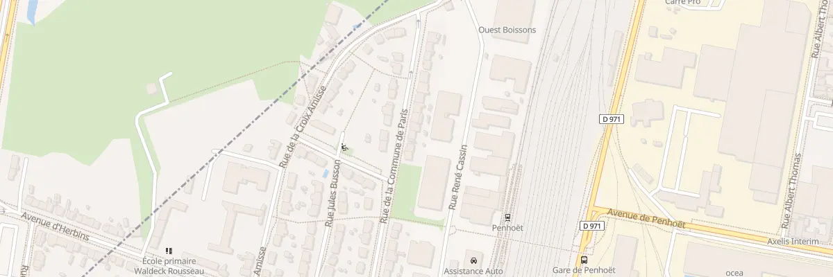 Plan du 34 Rue de la Commune de Paris à Saint-Nazaire