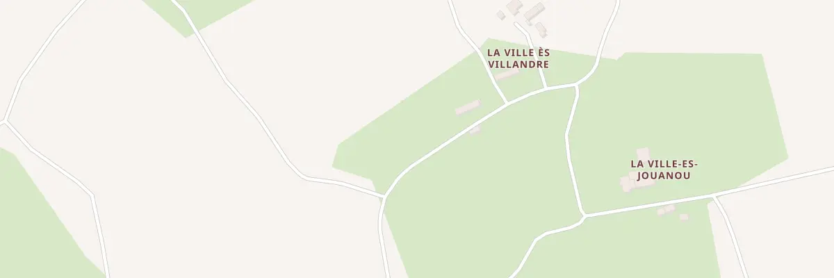 Plan du 13 La Ville ès Villandre à Caulnes