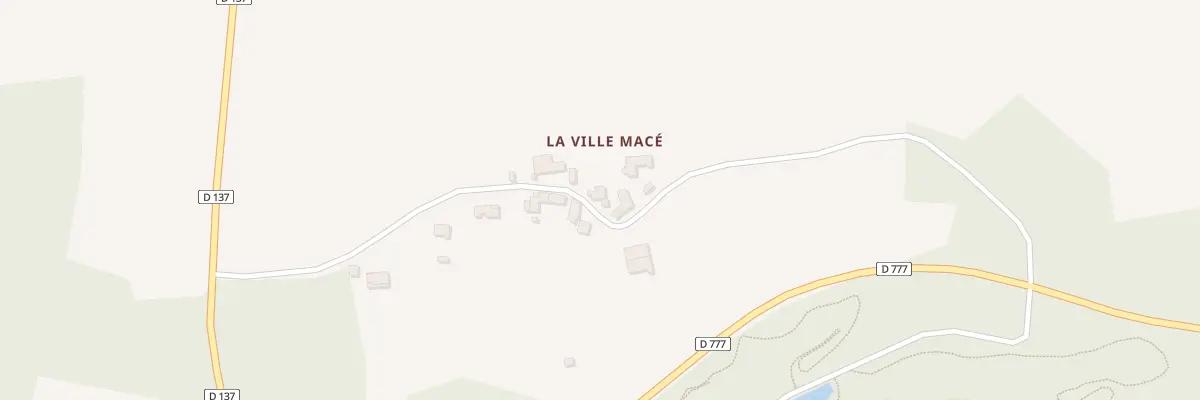 Plan du 3 La Ville Macé aux Fougerêts